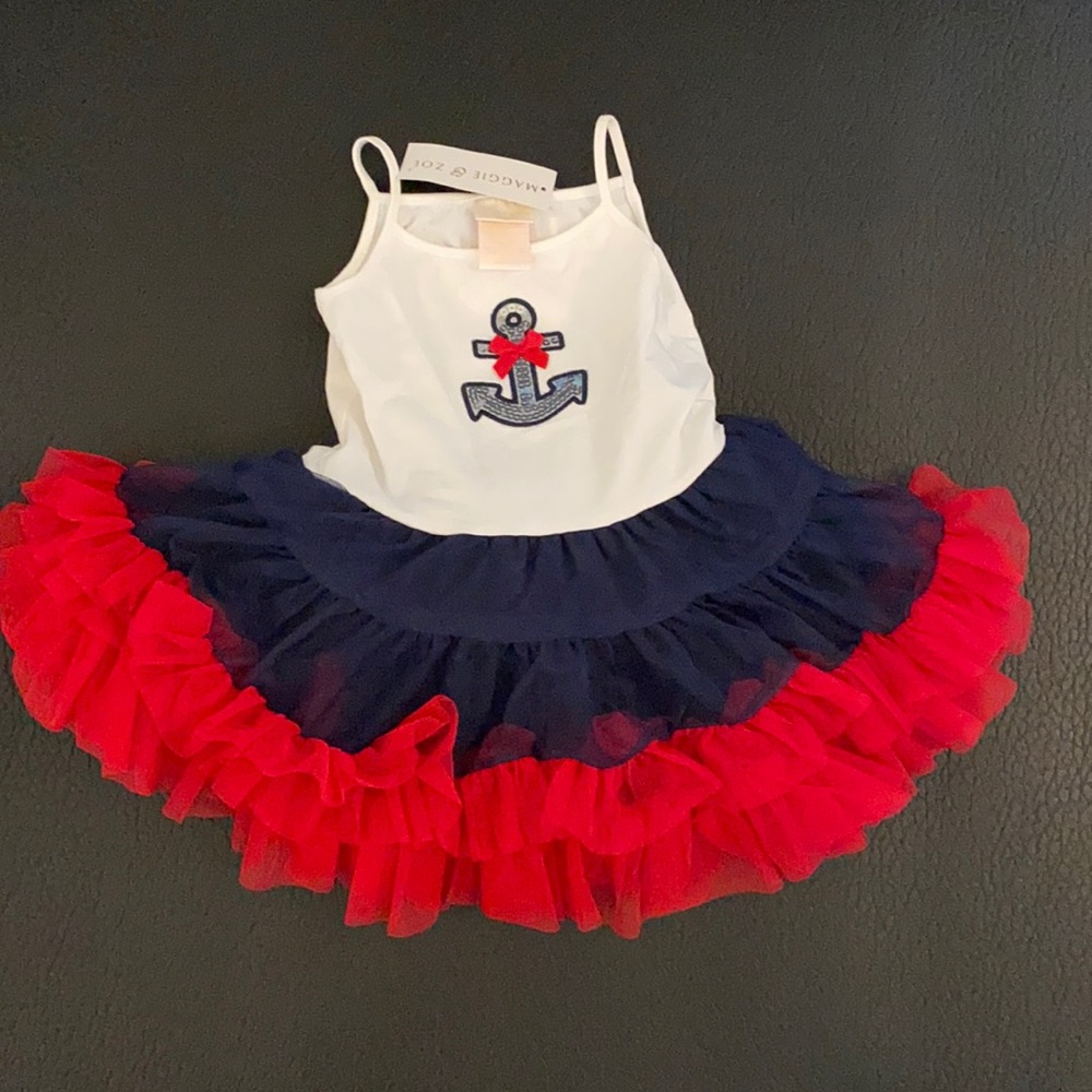 New 4th of July Outfit SET Girls 24 mo. Sailor